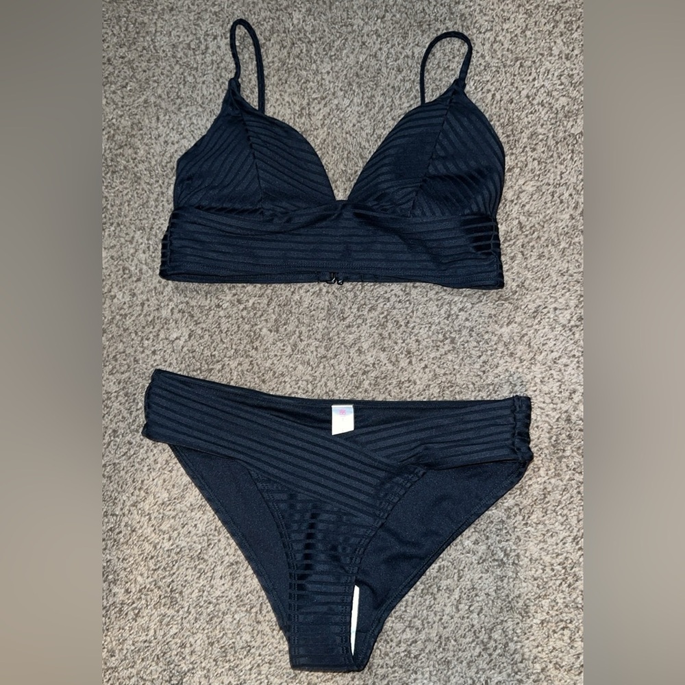 No Boundaries Black Bikini